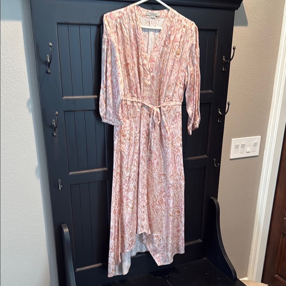 All Saints - Elegant Pink Patterned Dress